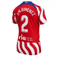 Atletico Madrid Jose Gimenez #2 Fotballklær Hjemmedrakt Dame 2022-23 Kortermet